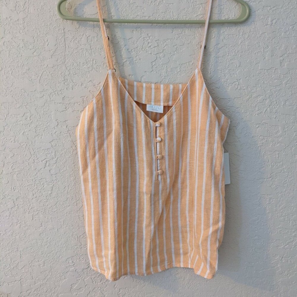Nordstrom Rack Abound Linen Top, Size S NWT